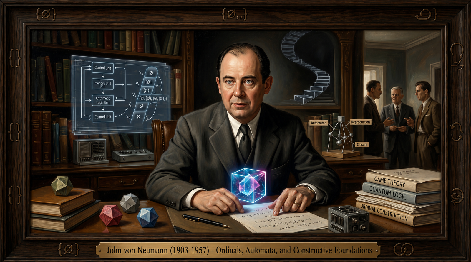 John von Neumann (1903-1957) - Ordinals, Automata, and Constructive Foundations